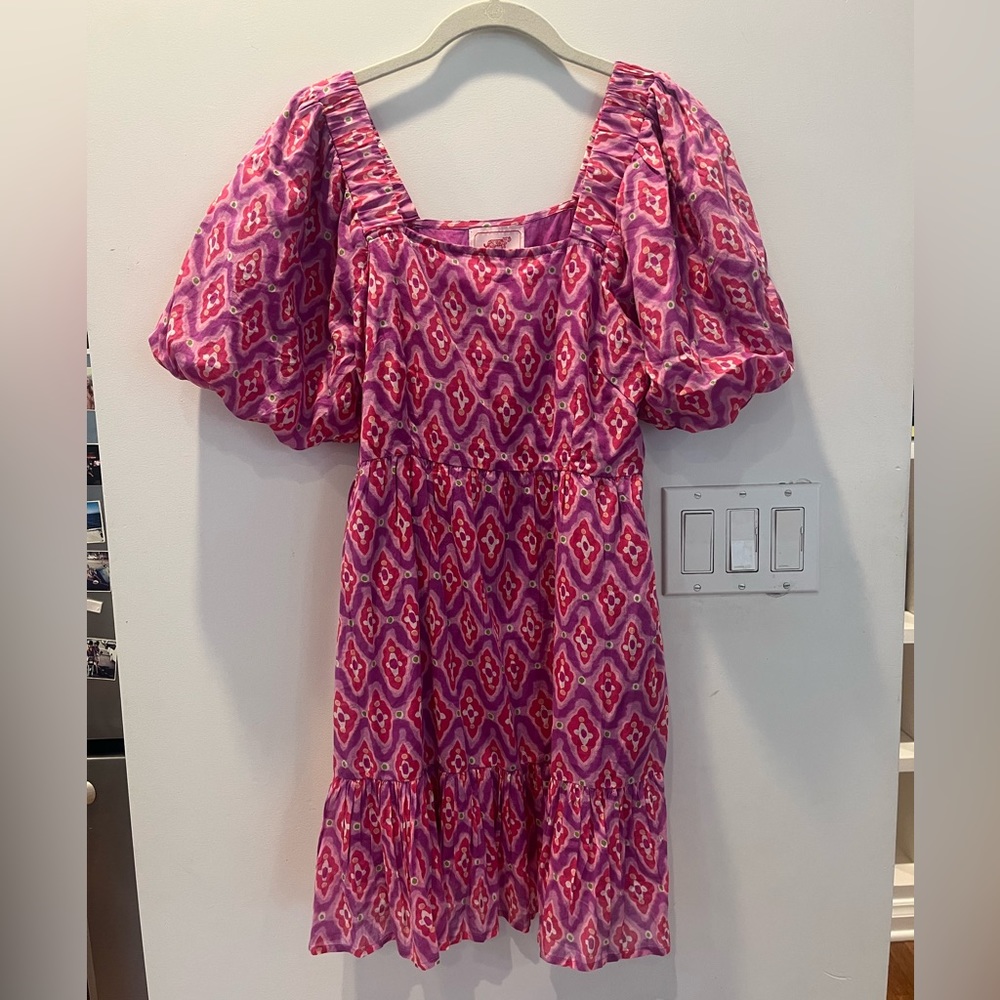 Mini pink and purple Banjanan dress